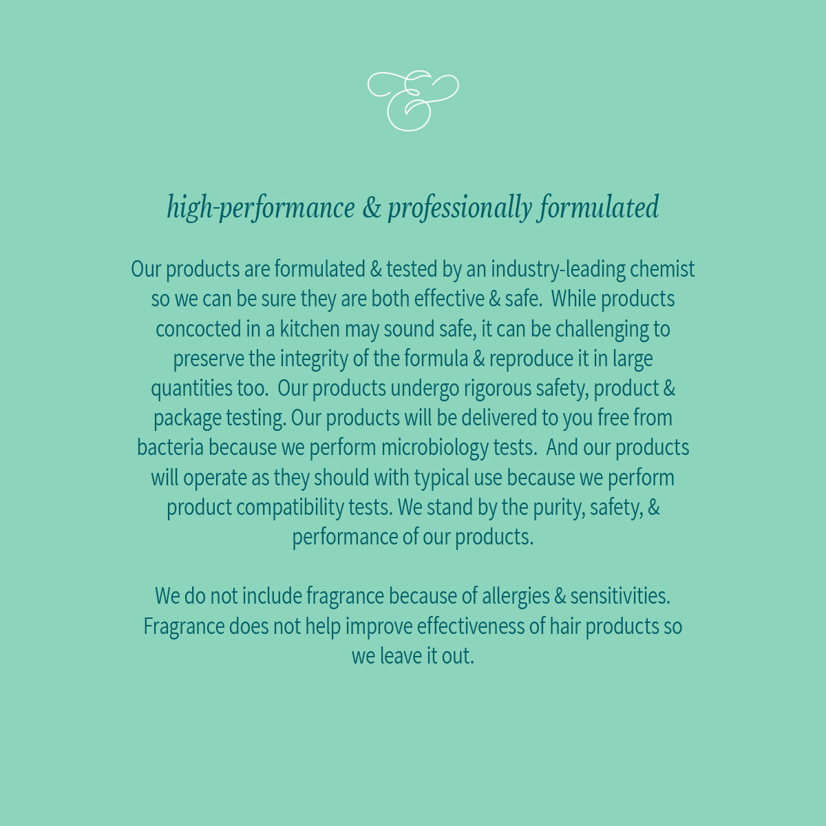high-performance & professionally formulated