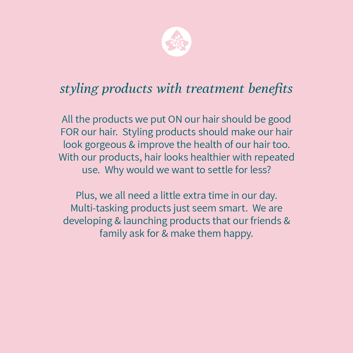 styling products with treatment benefits